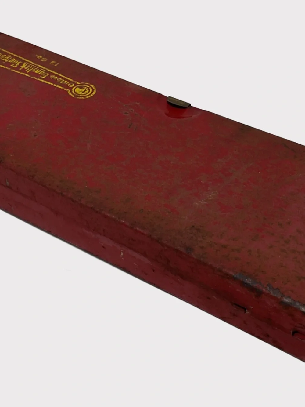 Antique Metal Outers Gunslick 12 Ga. Shotgun Cleaning Kit Tin (Model No. 478)